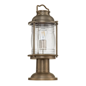 Kichler Pedestal Lantern from the Ashland Bay range. Ashland Bay 1 Light Medium Pedestal Lantern Product Code = KL-ASHLANDBAY3-M-BU