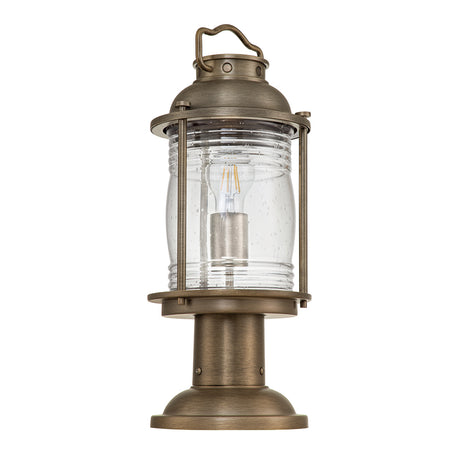 Kichler Pedestal Lantern from the Ashland Bay range. Ashland Bay 1 Light Medium Pedestal Lantern Product Code = KL-ASHLANDBAY3-M-BU