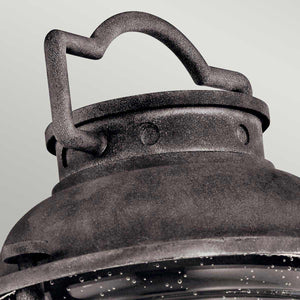 Kichler Pedestal Lantern from the Ashland Bay range. Ashland Bay 1 Light Medium Pedestal Lantern Product Code = KL-ASHLANDBAY3-M