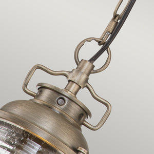 Kichler Outdoor Hanging from the Ashland Bay range. Ashland Bay 1 Light Small Chain Lantern Product Code = KL-ASHLANDBAY8-S-BU