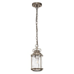 Kichler Outdoor Hanging from the Ashland Bay range. Ashland Bay 1 Light Small Chain Lantern Product Code = KL-ASHLANDBAY8-S-BU