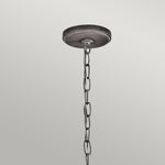 Kichler Outdoor Hanging from the Ashland Bay range. Ashland Bay 1 Light Small Chain Lantern Product Code = KL-ASHLANDBAY8-S