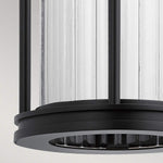Kichler Outdoor Wall Light from the Barras range. Barras 1 Light Medium Wall Lantern Product Code = KL-BARRAS2-M-BK