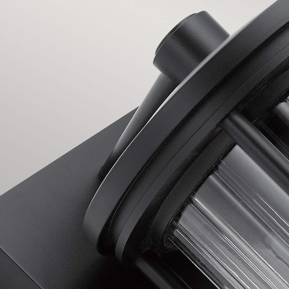 Kichler Outdoor Wall Light from the Barras range. Barras 1 Light Small Wall Lantern Product Code = KL-BARRAS2-S-BK