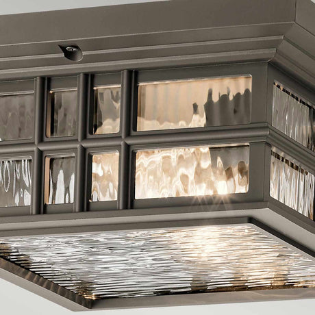 Kichler Ceiling Flush from the Beacon Square range. Beacon Square 2 Light Flush  Product Code = KL-BEACON-SQUARE-F-OZ