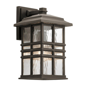 Kichler Outdoor Wall Light from the Beacon Square range. Beacon Square 1 Light Medium Wall Lantern Product Code = KL-BEACON-SQUARE-M-OZ