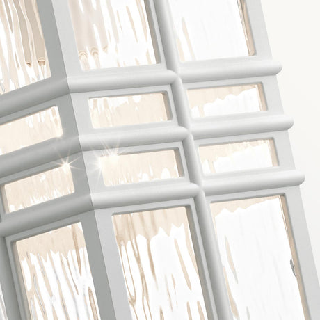 Kichler Outdoor Wall Light from the Beacon Square range. Beacon Square 1 Light Medium Wall Lantern Product Code = KL-BEACON-SQUARE-M-WHT