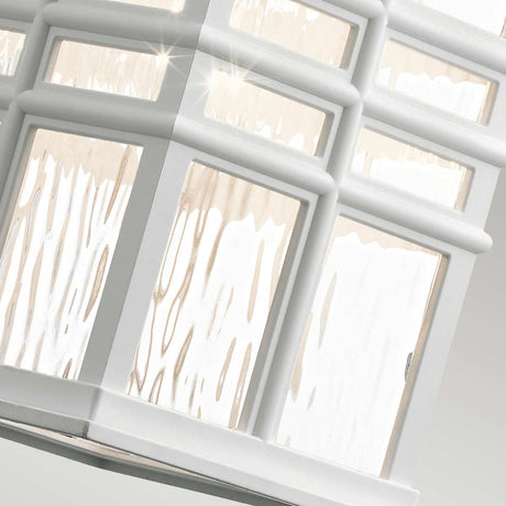 Kichler Outdoor Wall Light from the Beacon Square range. Beacon Square 1 Light Small Wall Lantern Product Code = KL-BEACON-SQUARE-S-WHT