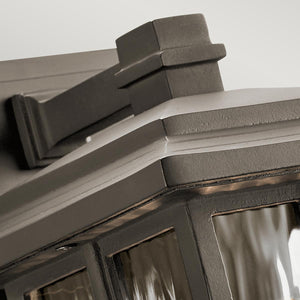 Kichler Outdoor Wall Light from the Beacon Square range. Beacon Square 1 Light Small Wall Lantern Product Code = KL-BEACON-SQUARE-S-OZ