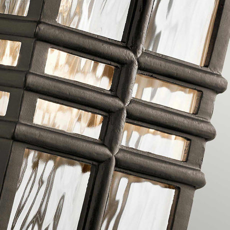 Kichler Outdoor Wall Light from the Beacon Square range. Beacon Square 1 Light Small Wall Lantern Product Code = KL-BEACON-SQUARE-S-OZ