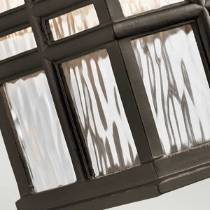 Kichler Outdoor Wall Light from the Beacon Square range. Beacon Square 1 Light Small Wall Lantern Product Code = KL-BEACON-SQUARE-S-OZ