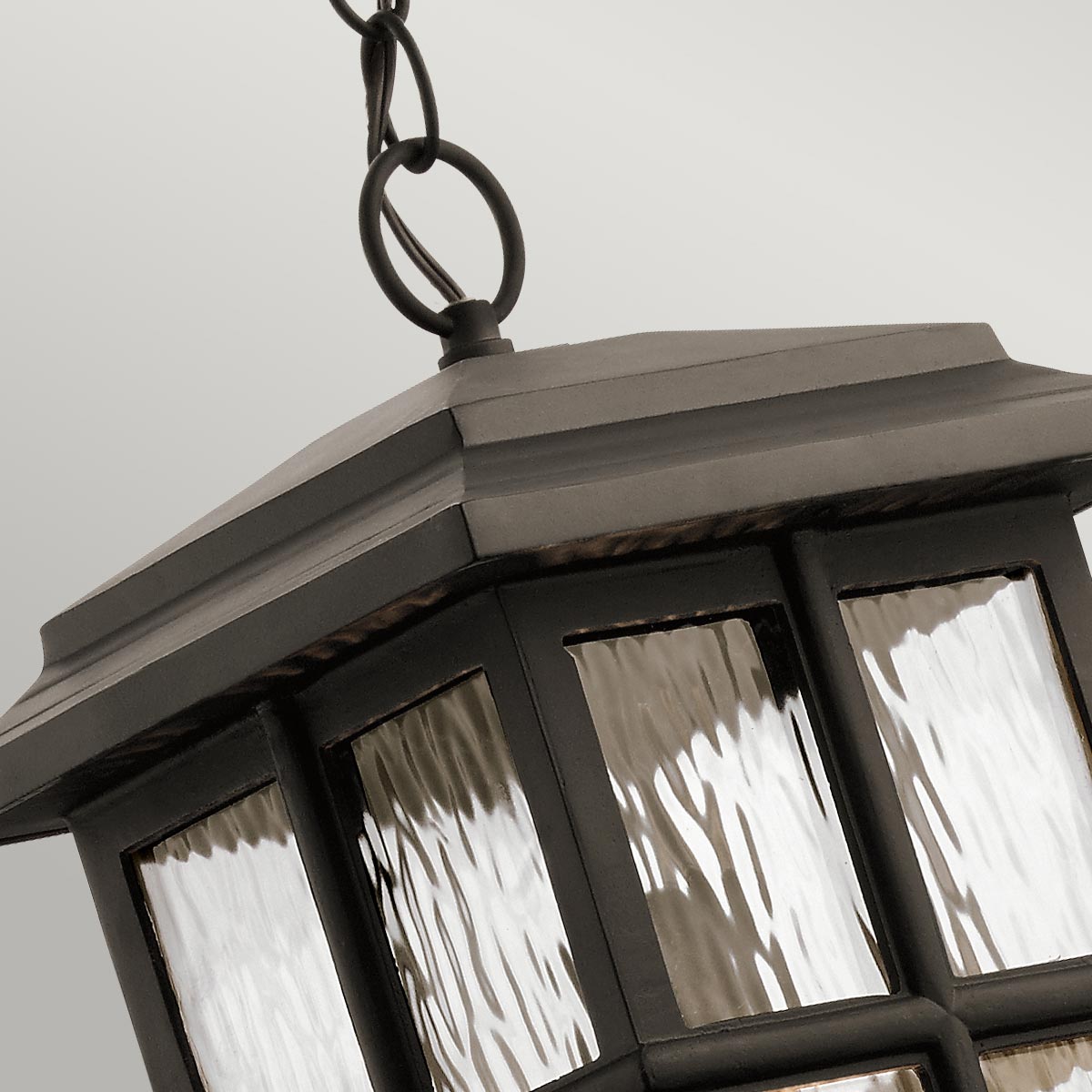 Kichler Outdoor Hanging from the Beacon Square range. Beacon Square 1 Light Chain Lantern Product Code = KL-BEACON-SQUARE8-OZ