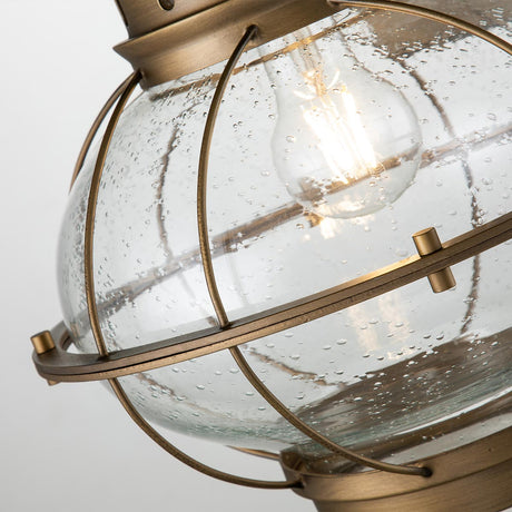 Kichler Outdoor Wall Light from the Bridge Point range. Bridgepoint 1 Light Large Wall Lantern Product Code = KL-BRIDGEPOINT-L-NBR
