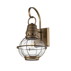Kichler Outdoor Wall Light from the Bridge Point range. Bridgepoint 1 Light Medium Wall Lantern Product Code = KL-BRIDGEPOINT-M-NBR