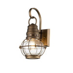 Kichler Outdoor Wall Light from the Bridge Point range. Bridgepoint 1 Light Small Wall Lantern – SKU KL-BRIDGEPOINT-S-NBR