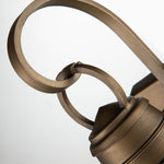 Kichler Outdoor Wall Light from the Bridge Point range. Bridgepoint 1 Light Small Wall Lantern Product Code = KL-BRIDGEPOINT-S-NBR