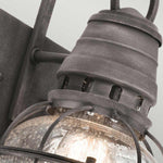 Kichler Outdoor Wall Light from the Bridge Point range. Bridgepoint 1 Light Small Wall Lantern – SKU KL-BRIDGEPOINT-S