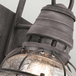 Kichler Outdoor Wall Light from the Bridge Point range. Bridgepoint 1 Light Small Wall Lantern Product Code = KL-BRIDGEPOINT-S