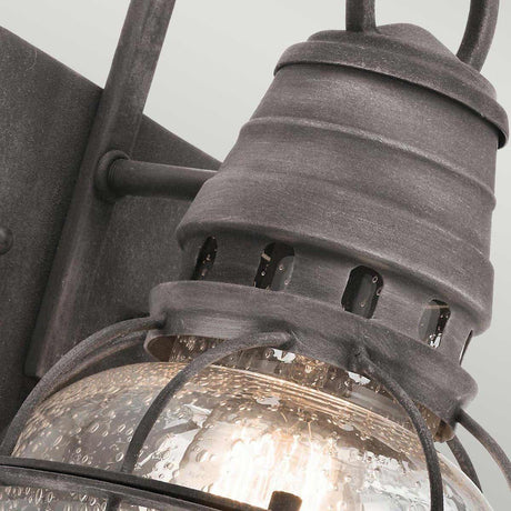Kichler Outdoor Wall Light from the Bridge Point range. Bridgepoint 1 Light Small Wall Lantern Product Code = KL-BRIDGEPOINT-S