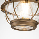 Kichler Outdoor Hanging from the Bridge Point range. Bridgepoint 1 Light Small Chain Lantern Product Code = KL-BRIDGEPOINT8S-NBR