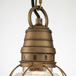 Kichler Outdoor Hanging from the Bridge Point range. Bridgepoint 1 Light Small Chain Lantern Product Code = KL-BRIDGEPOINT8S-NBR