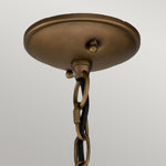 Kichler Outdoor Hanging from the Bridge Point range. Bridgepoint 1 Light Small Chain Lantern Product Code = KL-BRIDGEPOINT8S-NBR