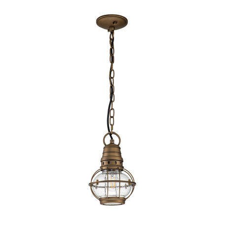 Kichler Outdoor Hanging from the Bridge Point range. Bridgepoint 1 Light Small Chain Lantern Product Code = KL-BRIDGEPOINT8S-NBR