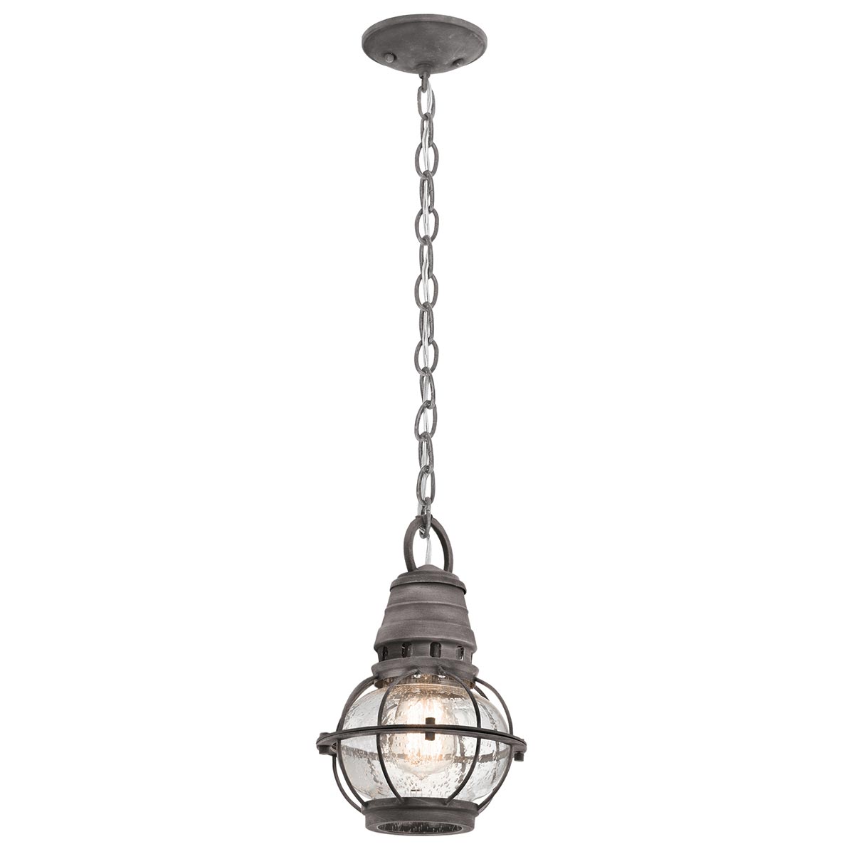 Kichler Outdoor Hanging from the Bridge Point range. Bridge Point 1 Light Small Chain Lantern Product Code = KL-BRIDGEPOINT8S