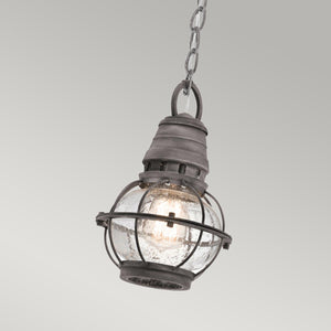 Kichler Outdoor Hanging from the Bridge Point range. Bridge Point 1 Light Small Chain Lantern Product Code = KL-BRIDGEPOINT8S
