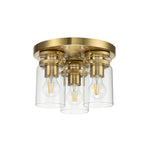 Kichler Ceiling Flush from the Brinley range. Brinley 3 Light Flush Product Code = KL-BRINLEY-F-BB