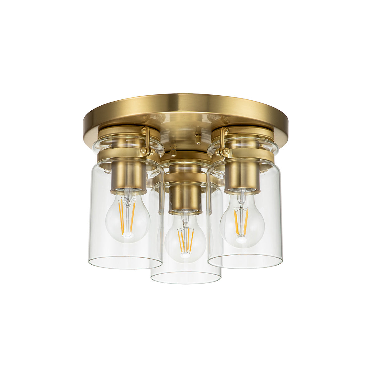 Kichler Ceiling Flush from the Brinley range. Brinley 3 Light Flush Product Code = KL-BRINLEY-F-BB