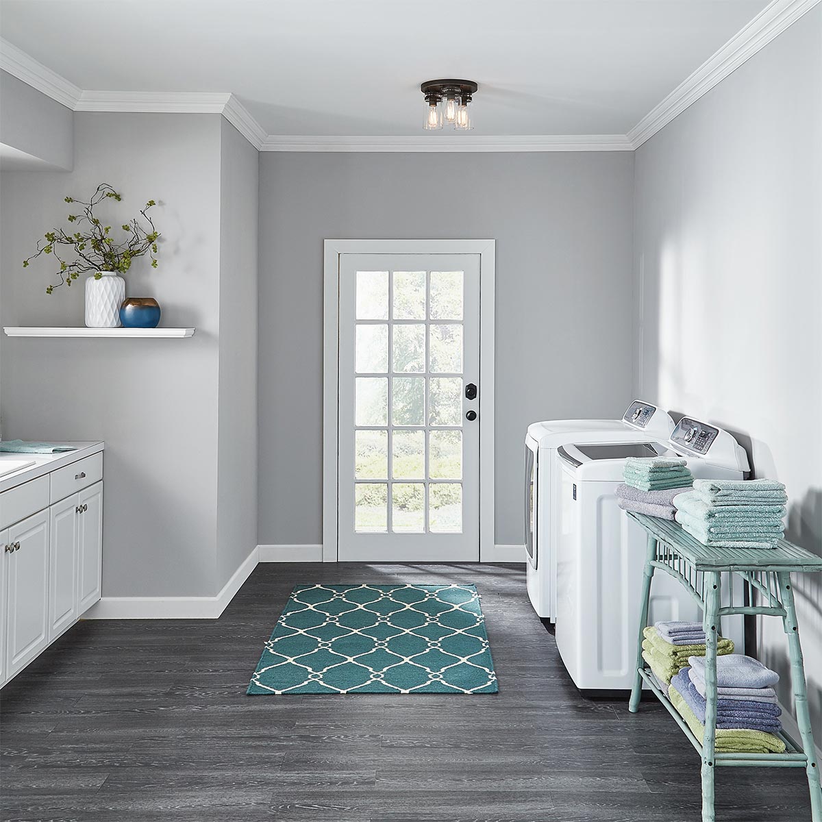 Kichler Ceiling Flush from the Brinley range. Brinley 3 Light Flush Product Code = KL-BRINLEY-F-OZ