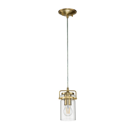 Kichler Pendant from the Brinley range. Brinley 1 Light Mini Pendant Product Code = KL-BRINLEY-MP-BB