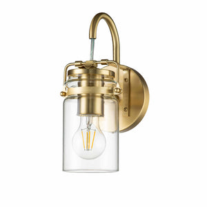 Kichler Wall Light from the Brinley range. Brinley 1 Light Wall Light Product Code = KL-BRINLEY1-BB