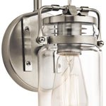 Kichler Wall Light from the Brinley range. Brinley 1 Light Wall Light Product Code = KL-BRINLEY1-NI