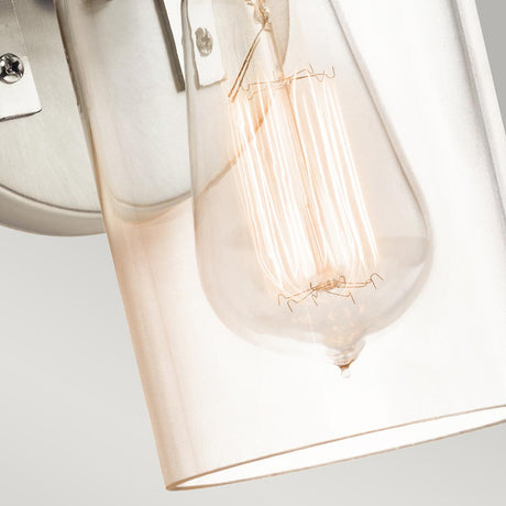 Kichler Wall Light from the Brinley range. Brinley 1 Light Wall Light Product Code = KL-BRINLEY1-NI