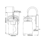 Kichler Wall Light from the Brinley range. Brinley 1 Light Wall Light – SKU KL-BRINLEY1-NI
