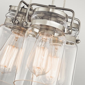 Kichler Pendant from the Brinley range. Brinley 3 Light Pendant  Product Code = KL-BRINLEY3-NI