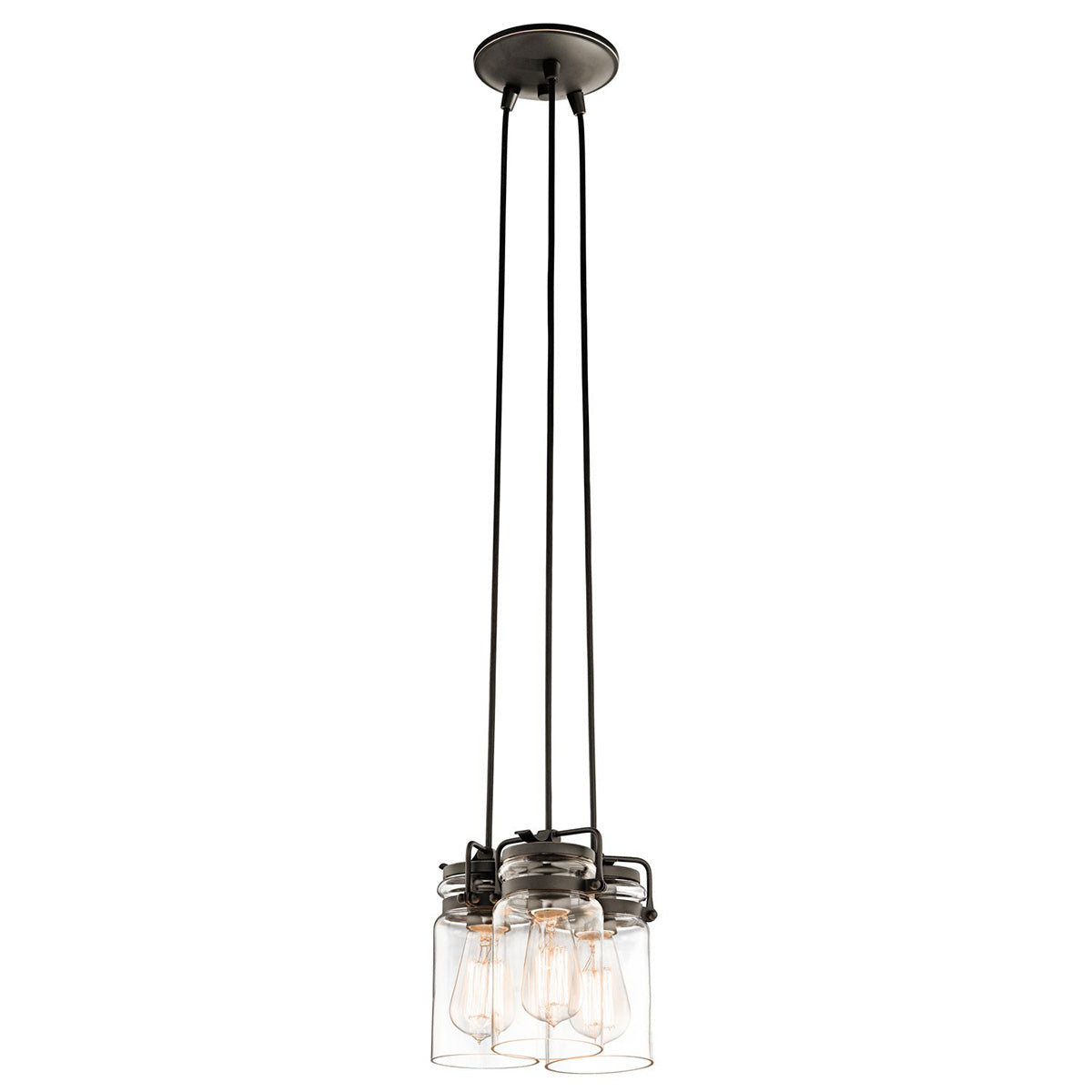 Kichler Pendant from the Brinley range. Brinley 3 Light Pendant  Product Code = KL-BRINLEY3-OZ
