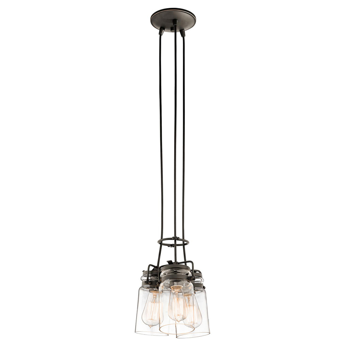 Kichler Pendant from the Brinley range. Brinley 3 Light Pendant  Product Code = KL-BRINLEY3-OZ
