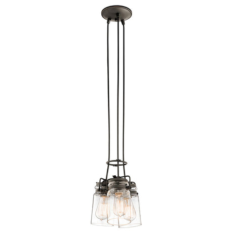 Kichler Pendant from the Brinley range. Brinley 3 Light Pendant  Product Code = KL-BRINLEY3-OZ