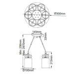 Kichler Pendant from the Brinley range. Brinley 6 Light Pendant – SKU KL-BRINLEY6-BB