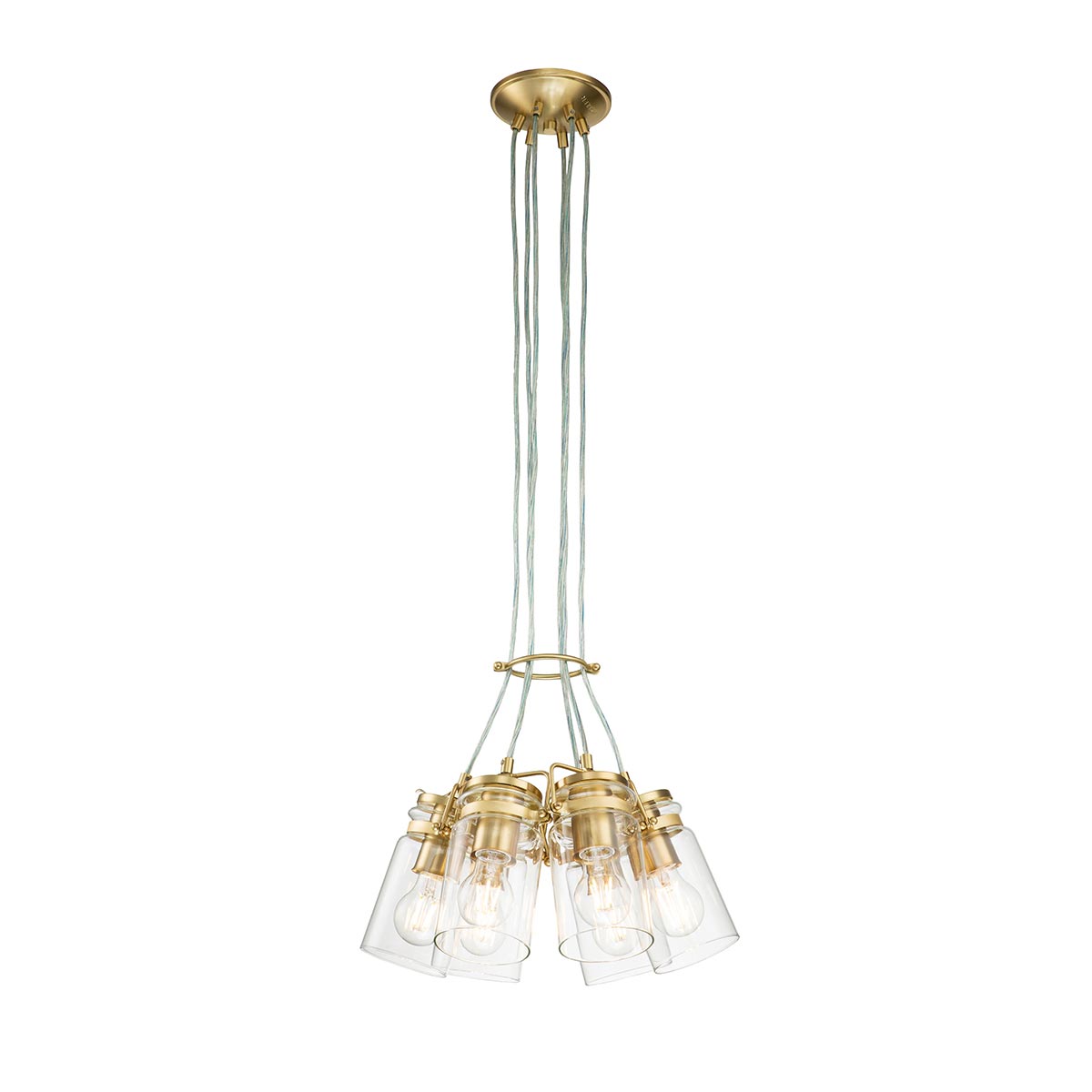 Kichler Pendant from the Brinley range. Brinley 6 Light Pendant Product Code = KL-BRINLEY6-BB