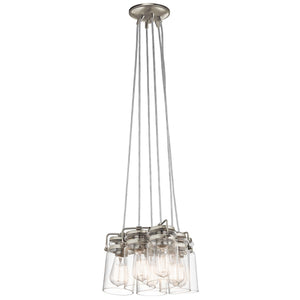 Kichler Pendant from the Brinley range. Brinley 6 Light Pendant Product Code = KL-BRINLEY6-NI