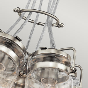 Kichler Pendant from the Brinley range. Brinley 6 Light Pendant Product Code = KL-BRINLEY6-NI