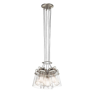 Kichler Pendant from the Brinley range. Brinley 6 Light Pendant Product Code = KL-BRINLEY6-NI