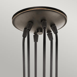 Kichler Pendant from the Brinley range. Brinley 6 Light Pendant Product Code = KL-BRINLEY6-OZ