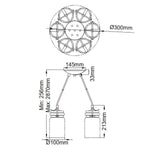 Kichler Pendant from the Brinley range. Brinley 6 Light Pendant – SKU KL-BRINLEY6-OZ