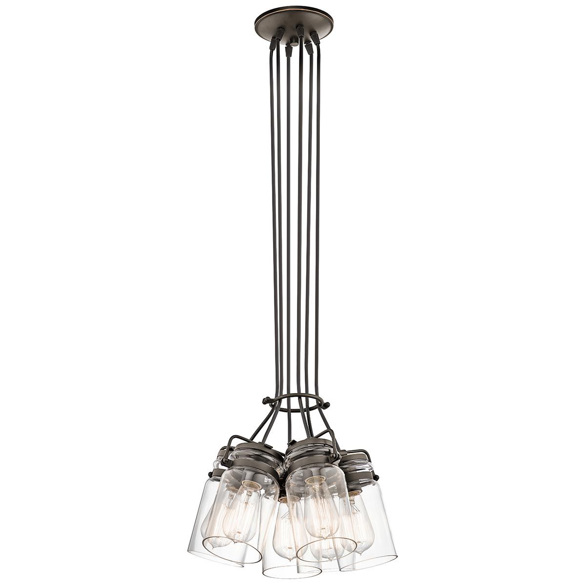 Kichler Pendant from the Brinley range. Brinley 6 Light Pendant – SKU KL-BRINLEY6-OZ