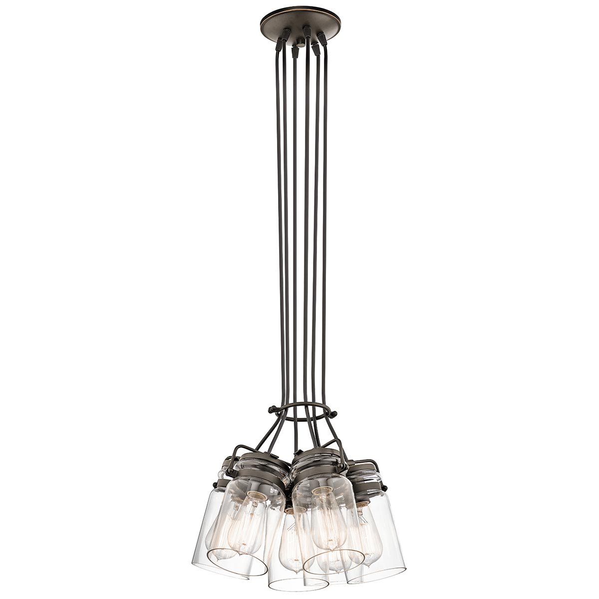 Kichler Pendant from the Brinley range. Brinley 6 Light Pendant Product Code = KL-BRINLEY6-OZ